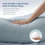 Momcozy J Shaped Cooling Pregnancy Pillow, Maternity Pillow for Sleeping - Image 5