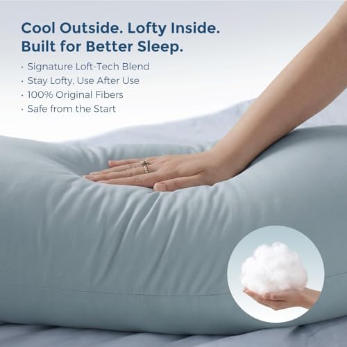 Momcozy J Shaped Cooling Pregnancy Pillow, Maternity Pillow for Sleeping - Image 5