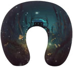 Neck Pillow, Soft Comfortable U Shape Memory Foam Travel Pillow by Unknown