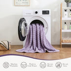 Waterproof Blanket for Pet Bed Couch Sofa Car, 50"x60", Dusty Purple - Image 6