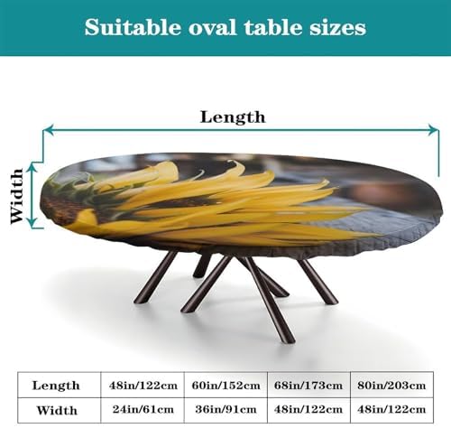 Table Protector Pad, Plaid Pattern Printed on Fitted Table Cloth, for Parties & Celebrations Holiday Dinners, Fits for 54" x 76" Oval Tables - Image 4