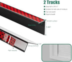 Light Blocking Strips for Window Shades and Blinds, 100% Blackout PVC Side Tracks Light Blocker for Blinds, Window Light Blocker for Bedroom(White, 58", 2PCS) - Image 3
