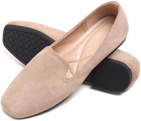 SAILING LU Women's Pointy Toe Ballets Flats PU Leather - Image 3