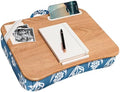LAPGEAR Designer Lap Desk – Floral Block Print, Fits 15.6” Laptops by LapGear