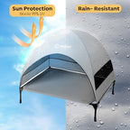 Veehoo Outdoor Dog Bed with Canopy, Cooling Elevated Dog Shade for Outside - Image 2