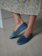 Tradizionale Friulane Shoes for Women – Velvet Ballet Slippers, Italian Handmade Women's Loafers & Slip-Ons, Elegant Indoor Slippers - Image 2