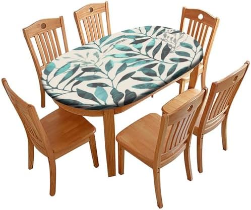 Dining Table Covers, Plaid Pattern Printed on Washable Tablecloth, for Parties & Celebrations Holiday Dinners, Fits for 60" x 84" Oval Tables by tablecovertablecloth