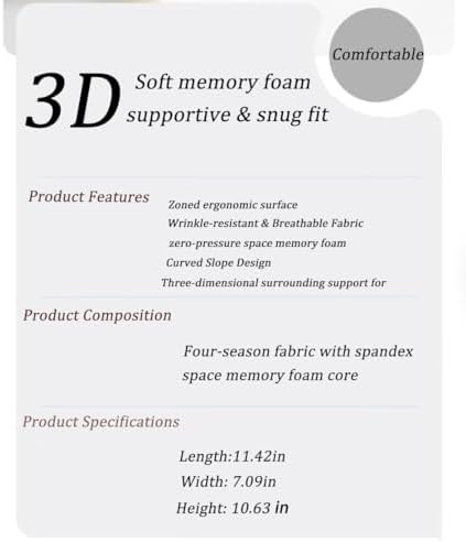 Neck Pillow for Recliner Ergonomic Neck Support Headrest Office Chair - Image 3