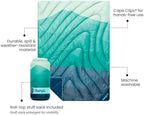 Rumpl Original Puffy Compact Throw Blanket, Seascape Ridge Mountains - Image 3