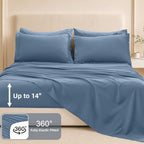 FUANNA Queen Comforter Set 7 Pieces, Luxury Bed in a Bag Soft Bedding Sets - Image 5