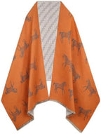 EXTREE Scarfs for Women Pashmina Silky Shawl Wrap for Evening Dressing Blanket Open Front Poncho Cape by EXTREE