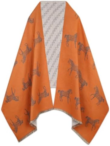 EXTREE Scarfs for Women Pashmina Silky Shawl Wrap for Evening Dressing Blanket Open Front Poncho Cape by EXTREE