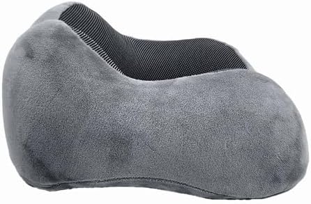 Wolf Essentials 4-Piece Memory Foam Neck Pillow Travel Set – Ergonomic Neck Support Pillow with Eye Mask, Earplugs & Mesh Carrying Case – Comfort for Airplane, Train, or Road Travel - Image 7