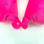 Bookishbunny 2pcs Micro Bead Set U Shaped Neck Travel Pillow 12" x 12" x 4" and Roll Back Pillow Cushion 13" x 7", Various Designs (Solid Pink) - Image 5