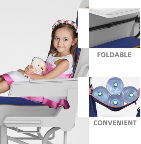 Travel Footrest Hammock Polyester Foldable Lightweight Comfort Support - Image 3