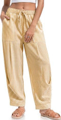TARSE Womens Linen Barrel Pants Casual Summer Travel Lounge Trousers by TARSE