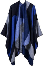 Lacavocor Women's Shawl Wrap Poncho Cape Cardigan Open Front by Lacavocor