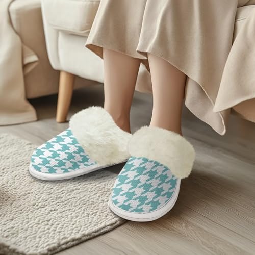 Cotton Slippers With Fluffy Edges House Slippers - Image 2