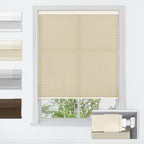 LazBlinds No Drill Cordless Cellular Shades, 55" W x 48" H, Beige by LazBlinds