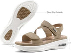 mysoft Women's Comfortable Walking Sandals Platform Wedge Ankle Strap - Image 5