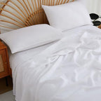 100% French Linen Pillowcase Set of 2, Natural Pure Linen Pillow Covers - Image 4