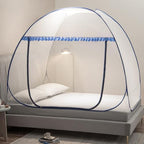 Mengersi Mosquito Net Tent,Pop-Up Bed Canopy with Net Bottom,Mosquito Netting Bed Tent for Kids Girls Boys,Suit for Indoor Outdoor (Twin,Blue) by Mengersi