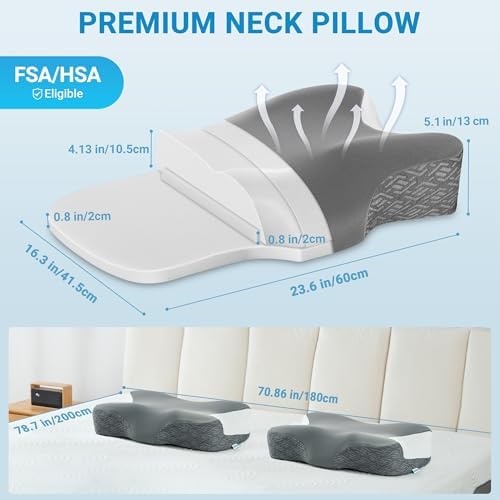 FSA Eligible CPAP Pillow for Users to Reduce Air Leaks & Mask Pressure - Image 2