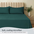 Twin XL Sheets Set, Cooling & Soft Deep Pocket Bed Sheets, 3PC - Image 3