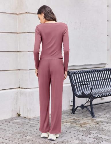 Ekouaer Two Piece Sets for Women Fall Lounge Sets Casual Matching Outfits - Image 2