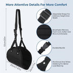 Ergonomic Airplane Pillow and Airplane Foot Hammock for Flight Car - Image 2