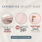 Elegant Comfort 4-Piece Solid Smart Sheet Set-Deep Pocket Fitted Sheet with Side Storage Pockets-Silky Soft 1500 Thread Count Egyptian Quality Microfiber, Wrinkle and Fade Resistant, King, Dusty Rose - Image 6