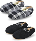Panda Bros Men’s Slipper Socks, Soft Warm Non-Slip Indoor House Slippers by Panda+Bros