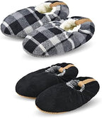 Panda Bros Men’s Slipper Socks, Soft Warm Non-Slip Indoor House Slippers by Panda+Bros