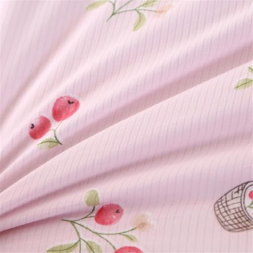 Coverless Duvet Single Double King Size, Reversible Summer Quilted Duvet Cosy and Lightweight Quilt Breathable Bedspreads Quilted Throw for Beds,Pink,200 * 230cm - Image 6