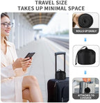 3-in-1 Memory Foam Travel Neck Pillow – Adjustable, Machine Washable & Portable for Airplane, Car, Office – Converts to Scarf & Eye Mask – Ultimate Neck Support for Long Flights - Image 4