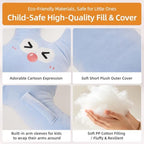 X-shaped Car Sleeping Pillow for Travel Neck & Back Support (Blue) - Image 5