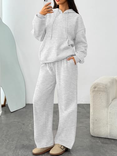 Trendy Queen Womens 2 Piece Lounge Sweat Sets Matching Sweatsuits - Image 2