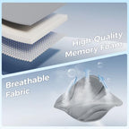 BABUR Thin Memory Foam Seat Cushion - Non-Slip Car Seat Pad for Driving - Image 4