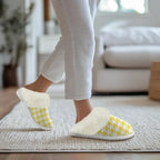 Cotton Slippers With Fluffy Edges House Slippers Non‑Slip Sole - Image 4