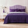 Bedsure Comforter King Size Duvet Insert Bedding Quilte, Purple/Pale Purple by BEDSURE
