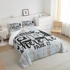 Farmhouse Rustic Camping Twin Size Comforter Set,Funny Home Where We Park It Duvet/Quilt Set for Kids Boys Bedroom,Explore Camper Gifts RV Life Soft Microfiber Bedding Comforters,2 Pcs - Image 6