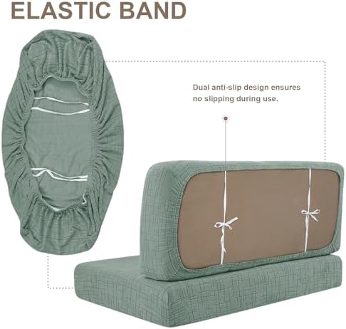 Eco-Ancheng RV Dinette Cushion Covers Seat Covers Camper Cushions Slipcover - Image 5