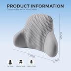 BABUR Gel Lumbar Support Pillow for Car, Lower Back Support Pain Relief - Image 2