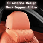 Copenrain Car Headrest, Memory Foam Car Headrest Pillow ( White 2Pcs ) - Image 2