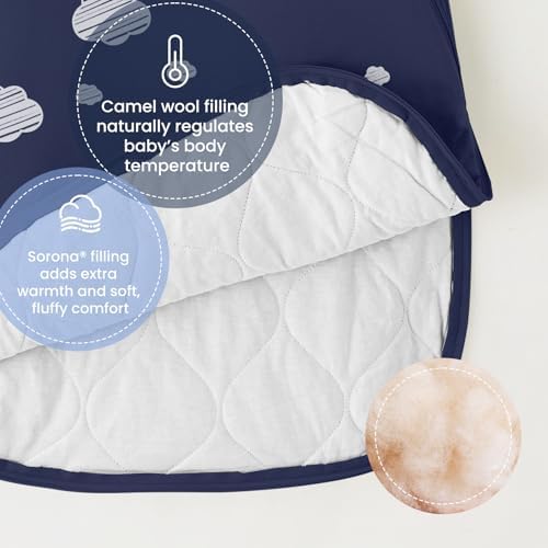 KaiyaBaby Organic Cotton Baby Sleep Sack, Long Sleeve 3.5 TOG, 0-6M - Image 3