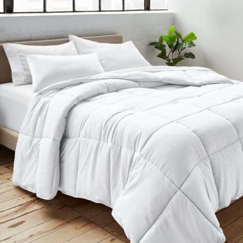 Bare Home Duvet Insert Comforter (California King, White) - Image 2