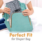 Kopi Baby Portable Diaper Changing Pad, Wipes Pocket, Premium Grey Arrows - Image 6