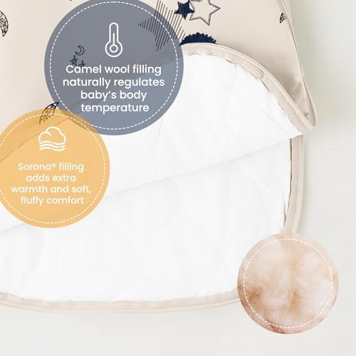 KaiyaBaby Organic Cotton Baby Sleep Sack, Long Sleeve 3.5 TOG, 0-6M - Image 3
