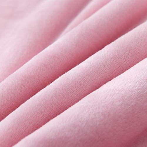 NANPIPER Fleece Blanket Reversible Sherpa Flannel Throw Blanket Super Soft Fuzzy Plush Microfiber for Bed/Couch (60"x80",Pink) - Image 5
