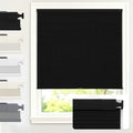 AOSKY No Drill Cordless Blackout Cellular Shades, 19" W x 64" H, Black by AOSKY